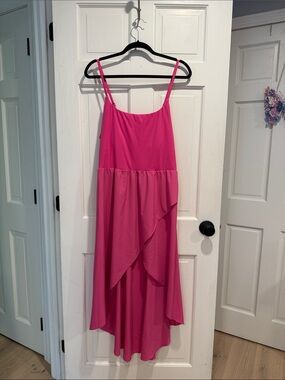 HALARA Pink Sports Bra-Style Dress